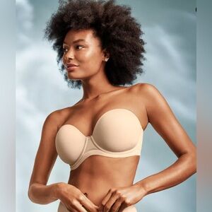Wacoal Red Carpet Underwire Strapless Bra UK 34E